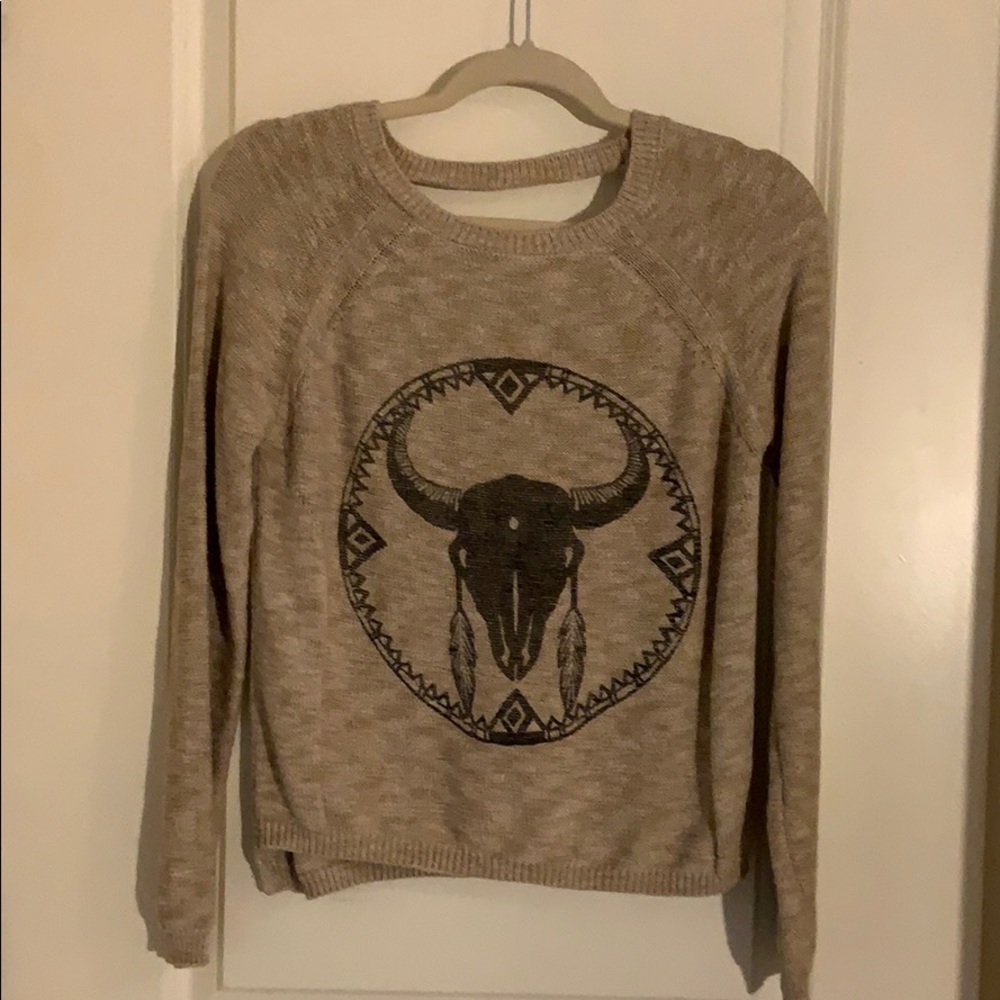 BROKEDOWN SKULL Lightweight Sweater $88 XS